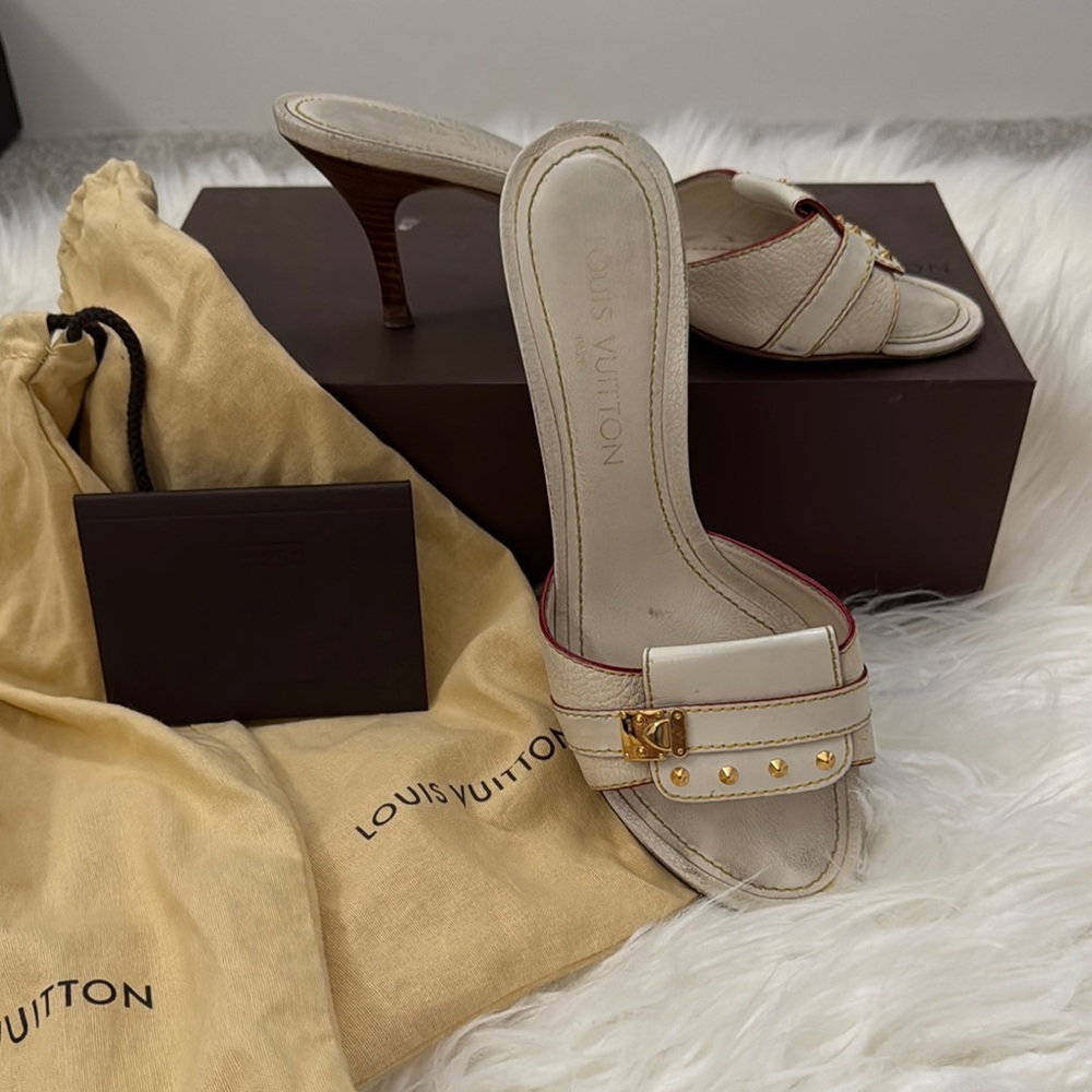 Louis Vuitton Beige Women's Sandals